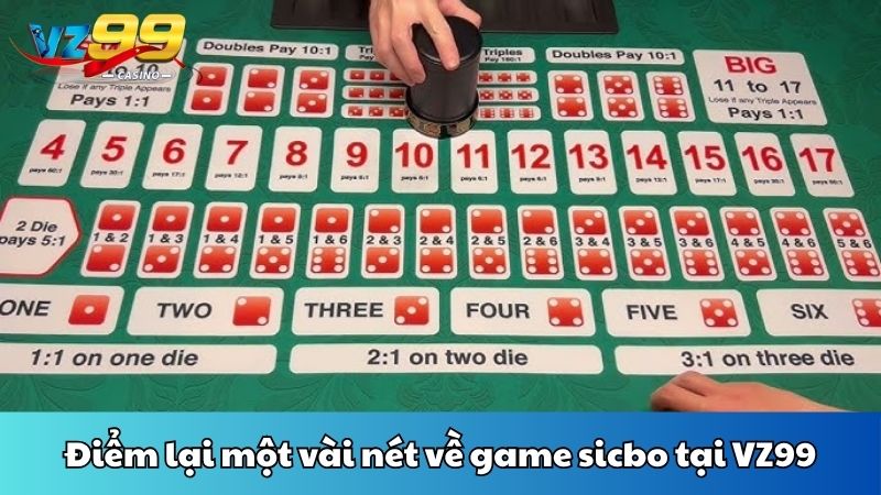 Luật chơi sicbo tại VZ99 chi tiết nhất dành cho tân binh 2 Điểm lại một vài nét về game sicbo tại VZ99